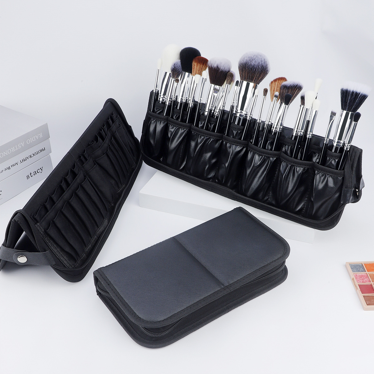 Large Black Foldable Makeup Ba - Beauty Bag Makeup ulasan dan harga
