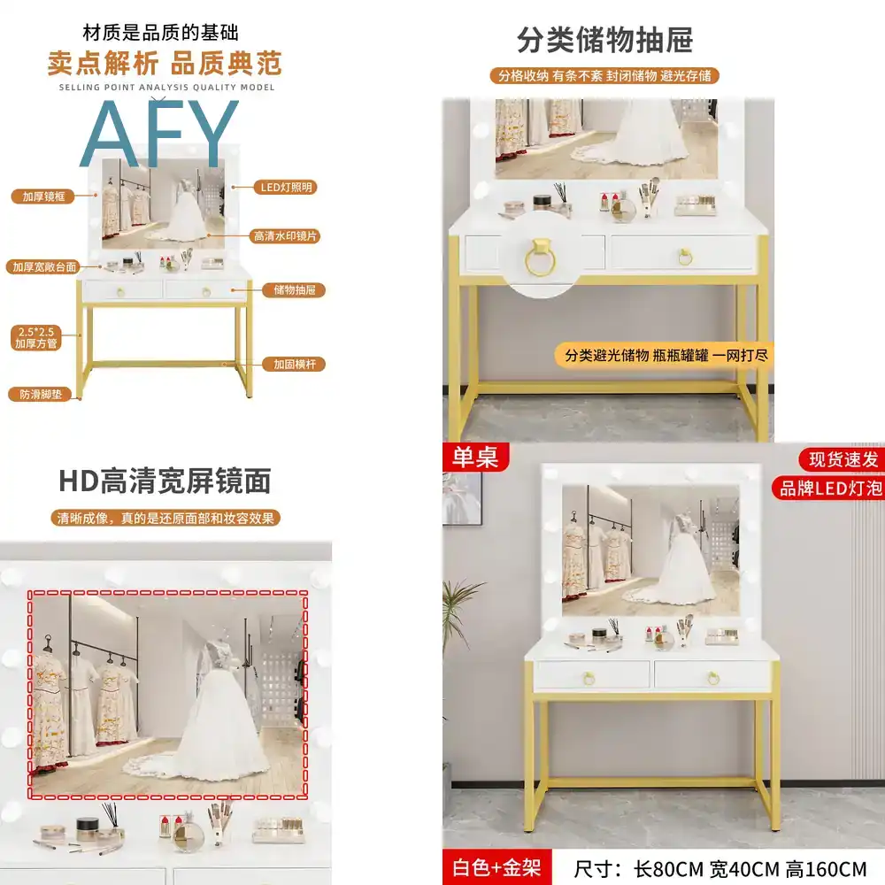 Studio Dressing Table with Lam - Beauty Makeup Bridal ulasan dan harga