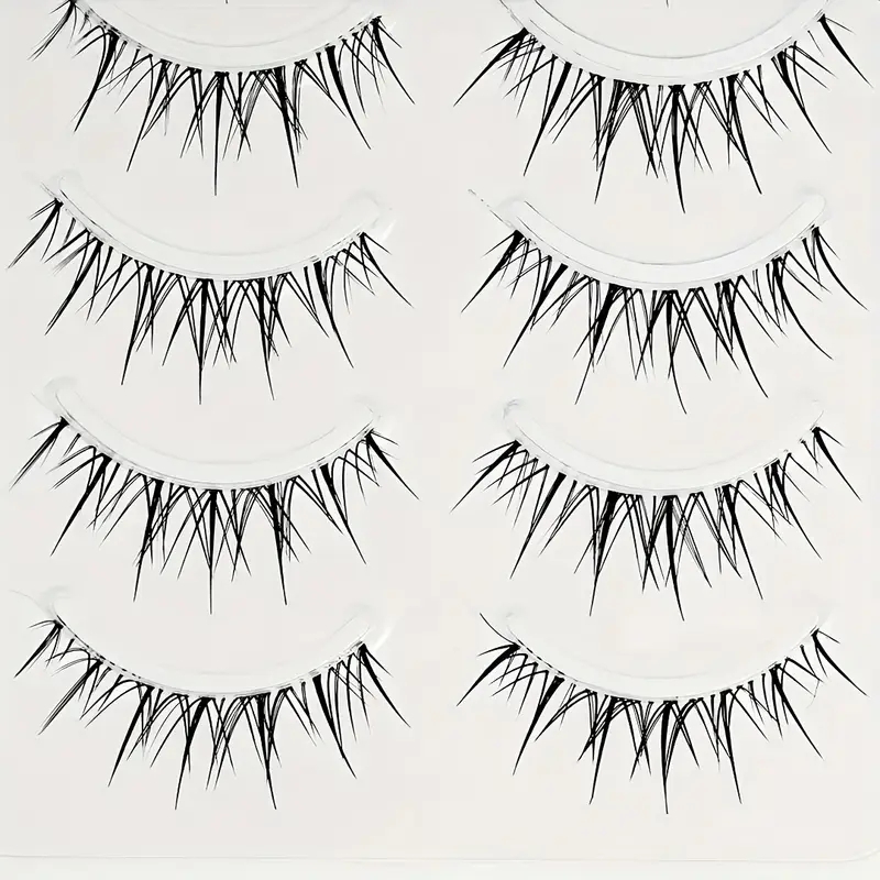 5 Pairs Transparent Stem Wavy  - Beauty Makeup Look ulasan dan harga