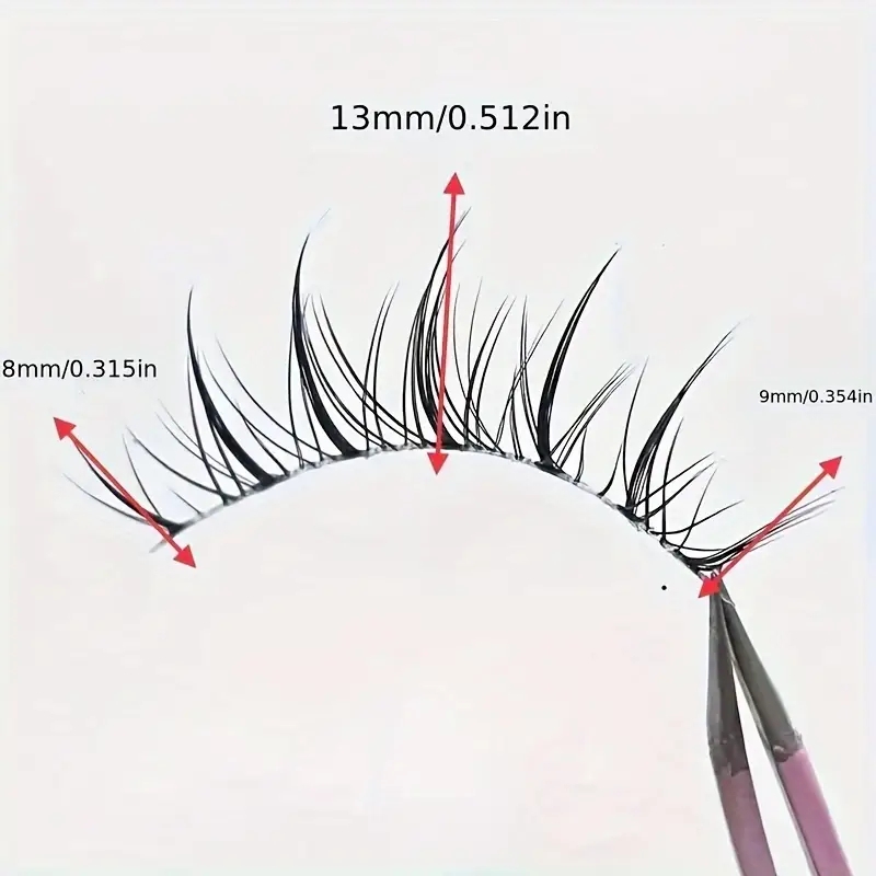 5 Pairs Transparent Stem Wavy  - Beauty Makeup Look ulasan dan harga