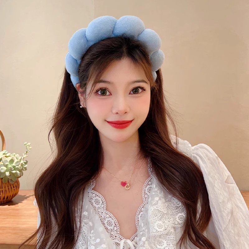 Retro Puffy Hair Band Sponge H - Beauty Makeup For Girl ulasan dan harga