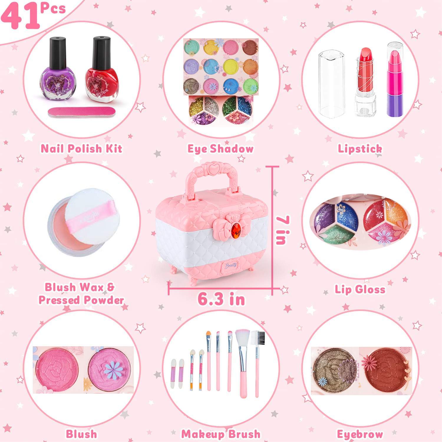 Kids Makeup Toy Kit for Girls, - Beauty Makeup For Girl ulasan dan harga