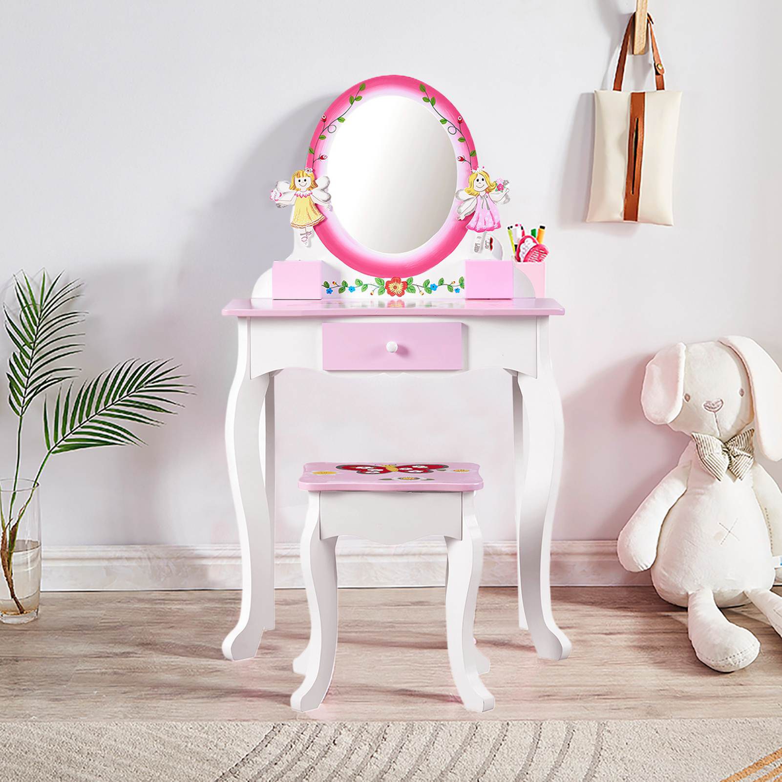 Kids Vanity Set Floral Printed - Beauty Flower Makeup ulasan dan harga