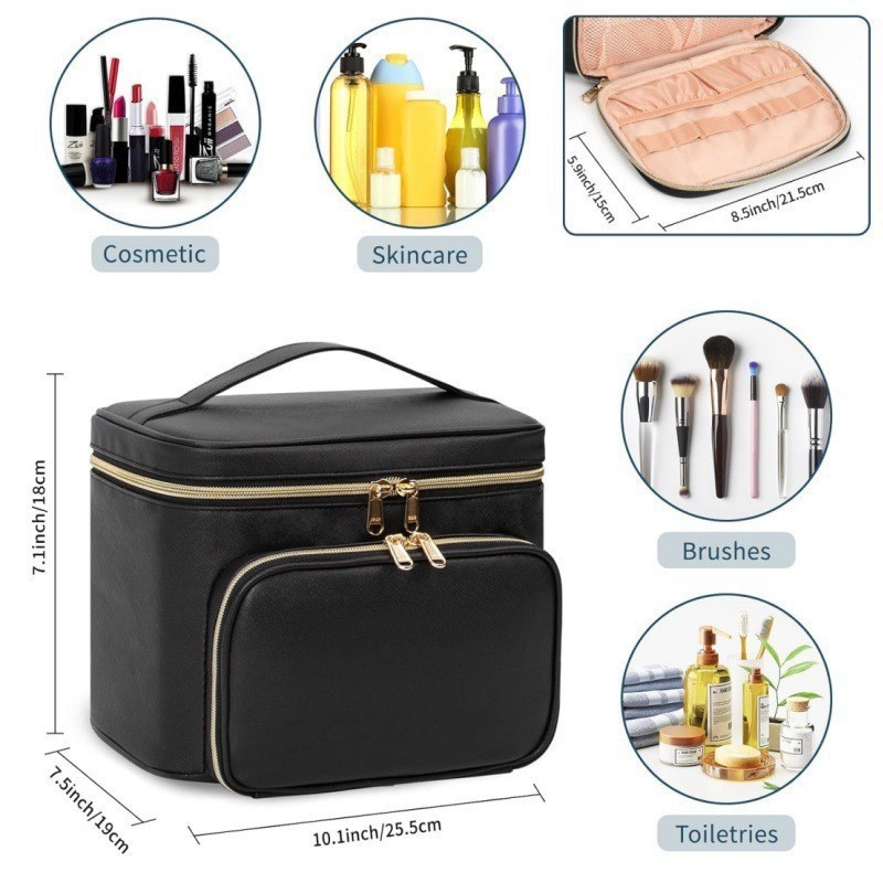 Large-sized Waterproof Makeup  - Beauty Bag Makeup ulasan dan harga