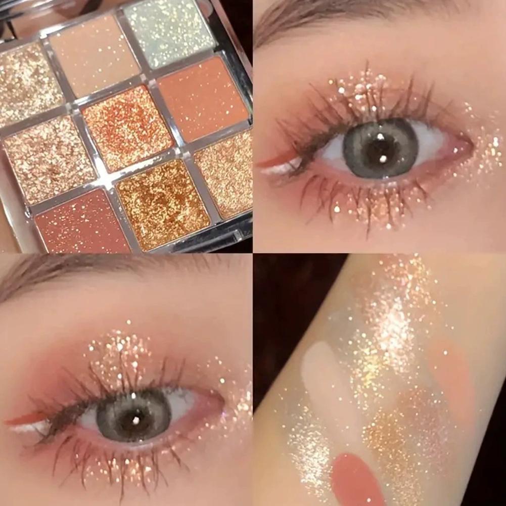 Glitter Eyeshadow Palette Pear - Eyeshadow Glitter Pigment ulasan dan harga