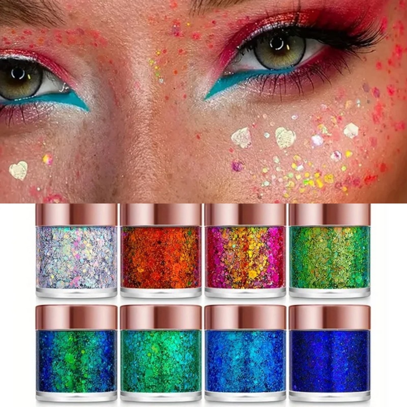 1Pc Sequins Body Glitter Gel M - Eyeshadow Glitter Pigment ulasan dan harga