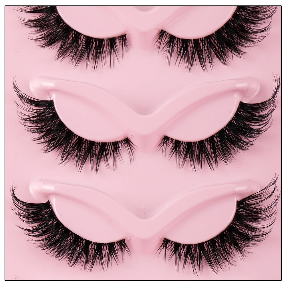 Cat Eye 5 Pairs 3D Natural Fal - Beauty Makeup Look ulasan dan harga