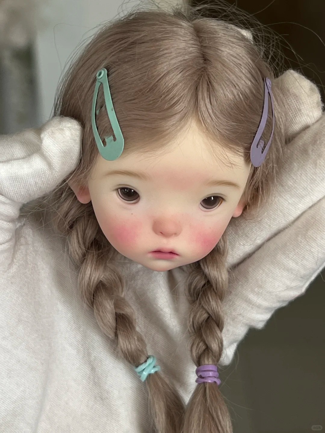 SD BJD Doll 1/6 Landoudou Head - Beauty Makeup For Girl ulasan dan harga