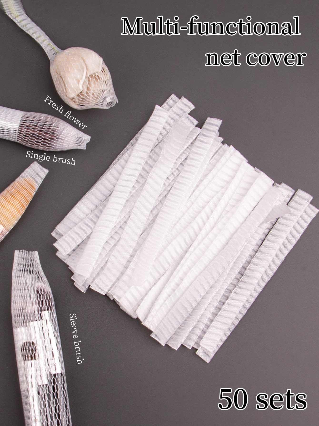 50PCS Makeup Brush Protective  - Beauty Flower Makeup ulasan dan harga