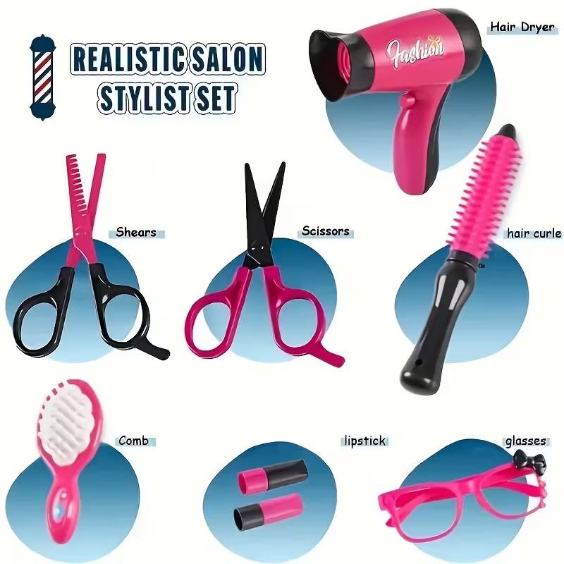 17Pcs Girls Beauty Salon Set M - Beauty Makeup Kit For Girls ulasan dan harga