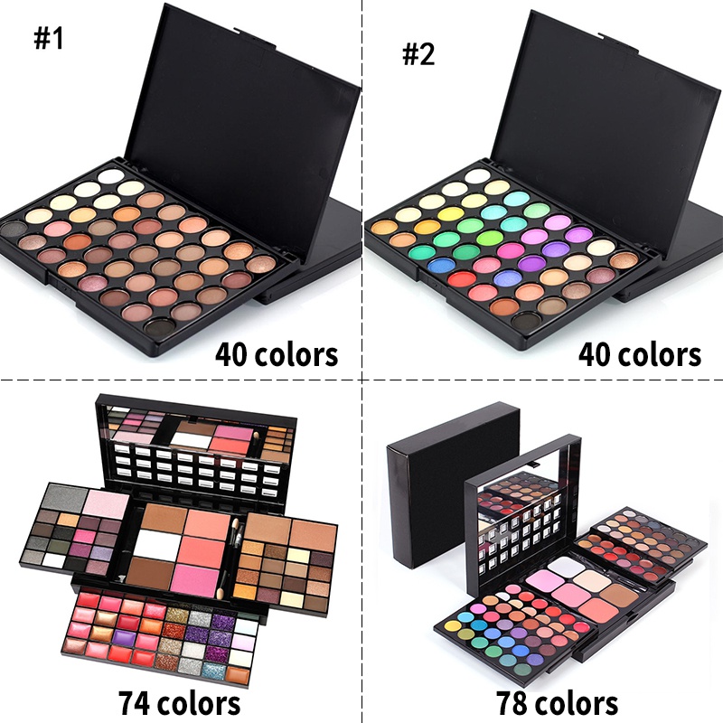 40/74/78 Colors Glitter Eyesha - Eyeshadow Glitter Pigment ulasan dan harga