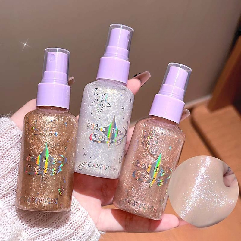 Body Glitter Spray Diamond Fin - Beauty Makeup Look ulasan dan harga
