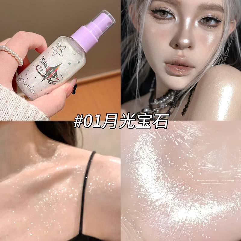 Body Glitter Spray Diamond Fin - Beauty Makeup Look ulasan dan harga