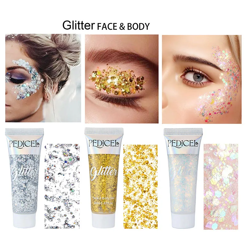 Face Glitter Gel Cream Jewels  - Eyeshadow Glitter Pigment ulasan dan harga