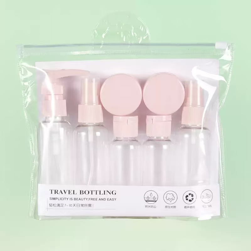 7PCS Travel Bottle Bag Wash Se - Setting Spray ulasan dan harga