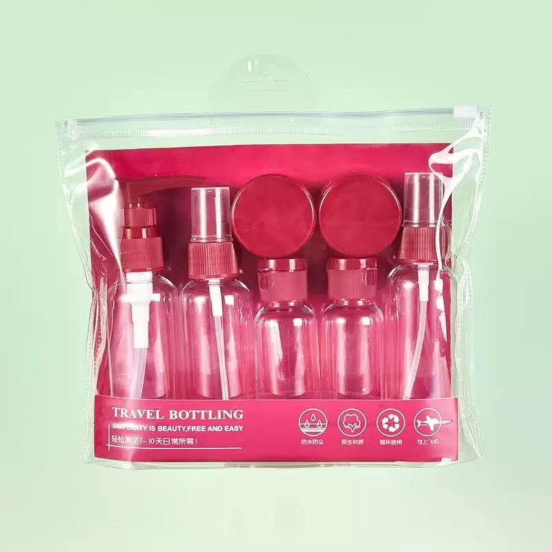 7PCS Travel Bottle Bag Wash Se - Setting Spray ulasan dan harga