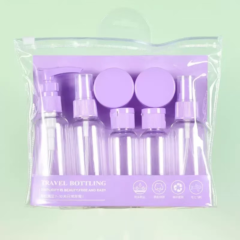 7PCS Travel Bottle Bag Wash Se - Setting Spray ulasan dan harga