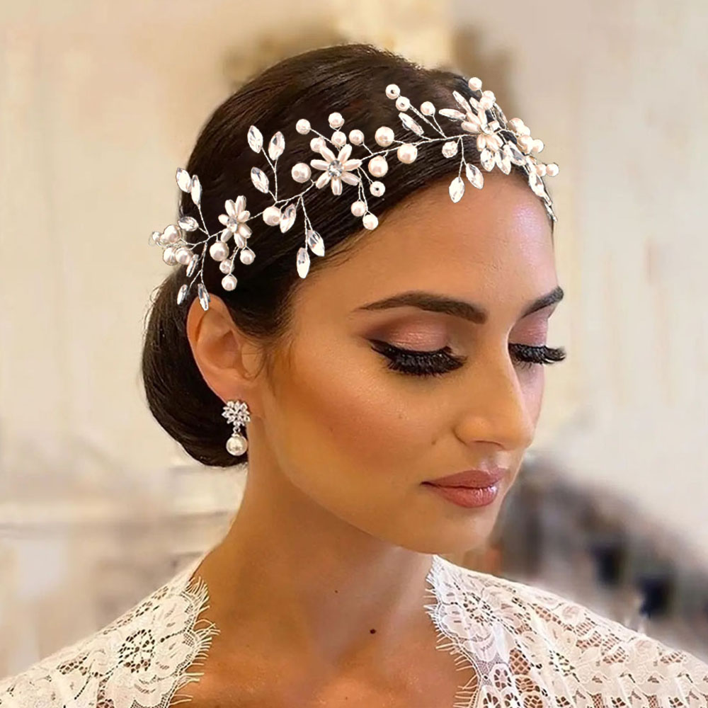 DZ187 Bridal Hair Vine Headban - Beauty Makeup Bridal ulasan dan harga