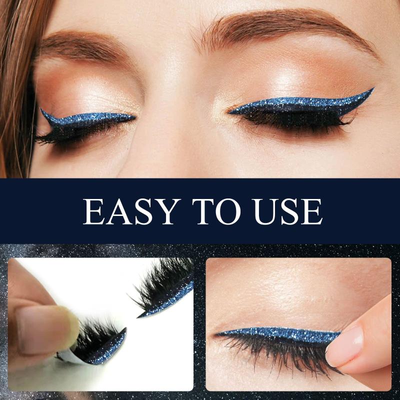 False Eyelashes and Eyeliner S - Beauty Makeup Look ulasan dan harga