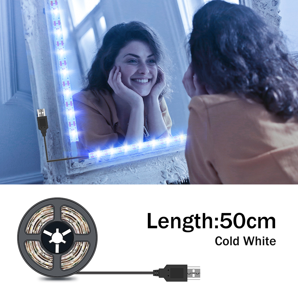 DC5V LED Makeup Mirror Light S - Beauty Makeup Light ulasan dan harga