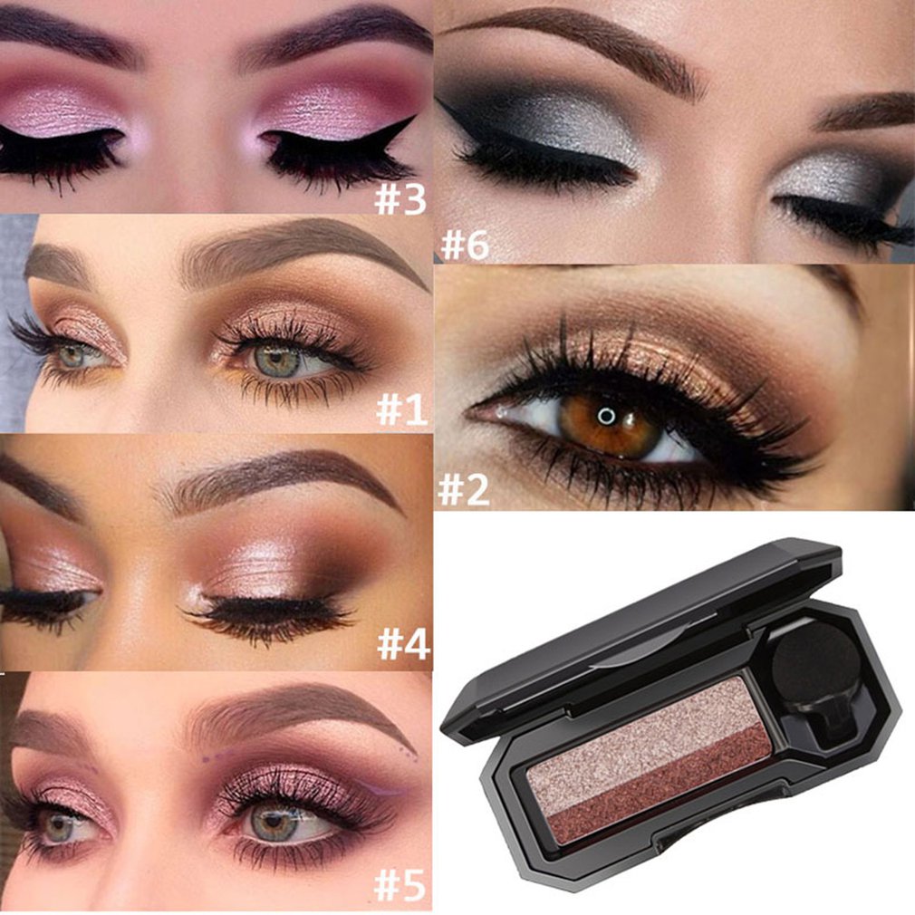 DNM Double Color Lazy Eyeshado - Eyeshadow Glitter Pigment ulasan dan harga
