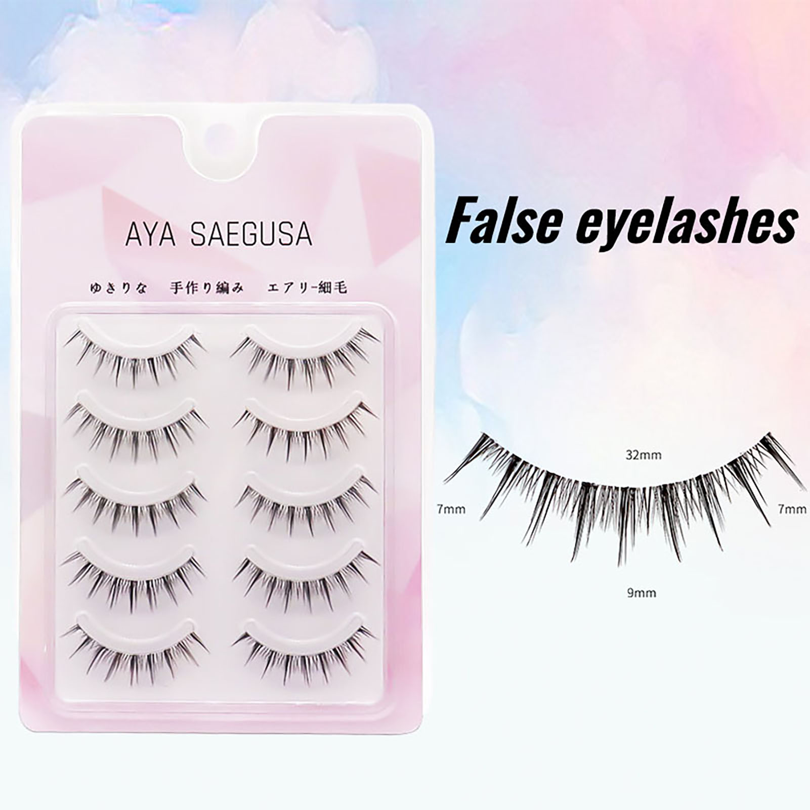 Lashes Wispy Eyelashes 6-12mm  - Beauty Makeup Look ulasan dan harga