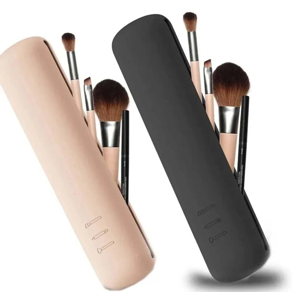 Travel Makeup Brush Holder Sil - Beauty Bag Makeup ulasan dan harga