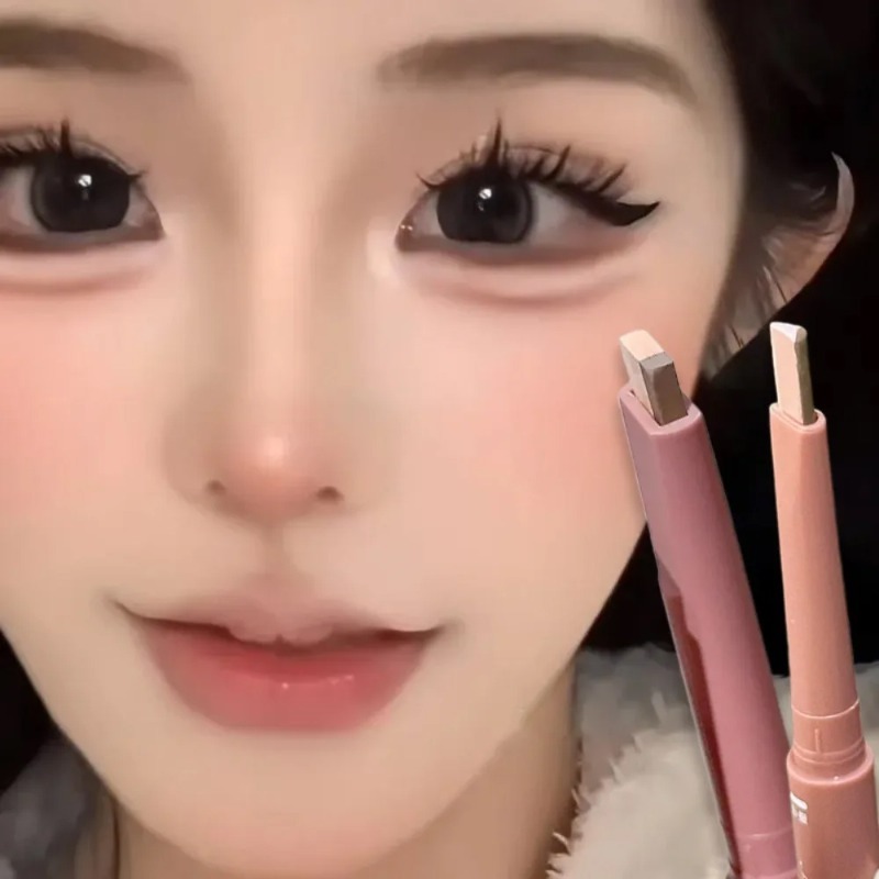Korean 2in1 Lying Silkworm Pen - Eyeshadow Glitter Pigment ulasan dan harga