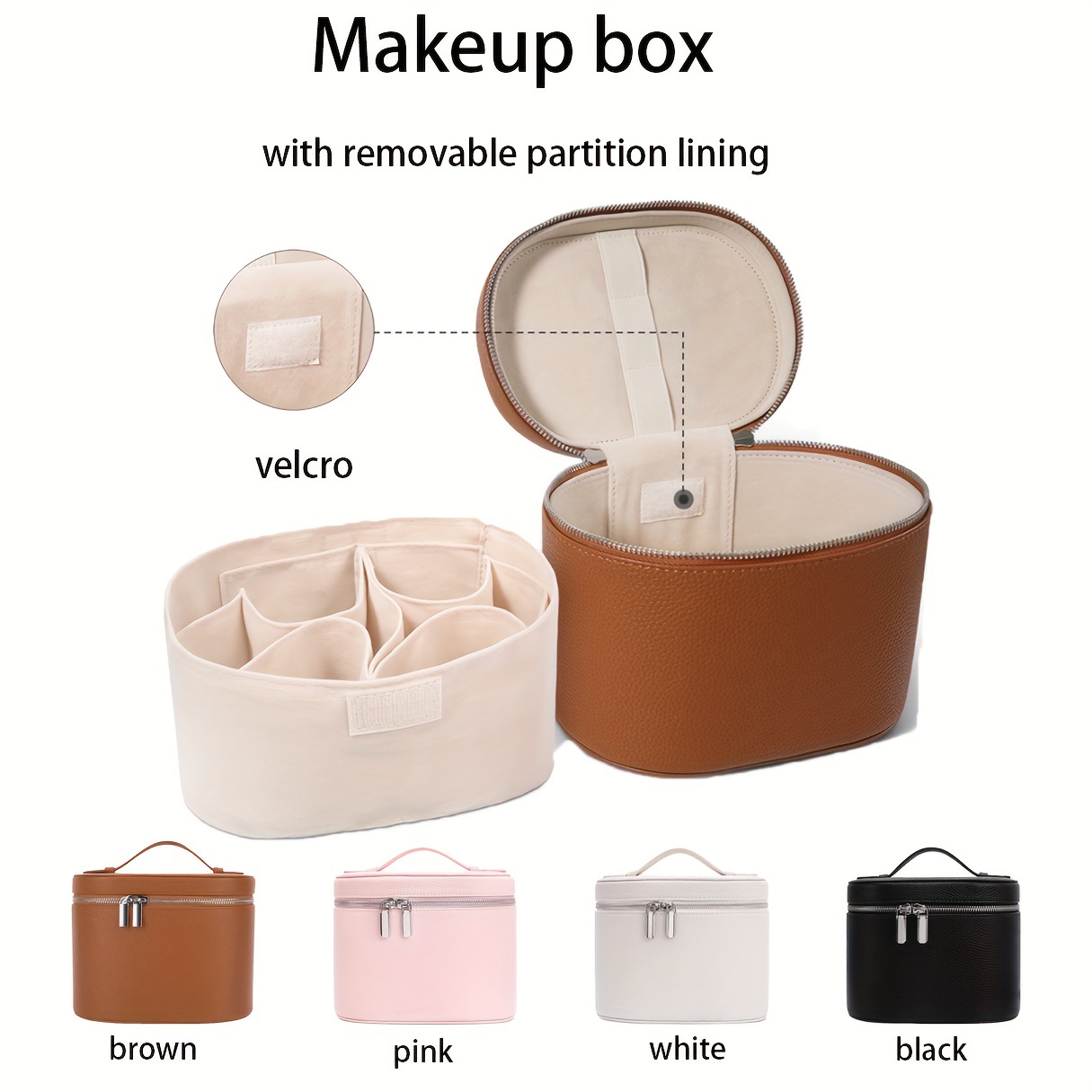 Large Capacity PU Leather Make - Beauty Bag Makeup ulasan dan harga
