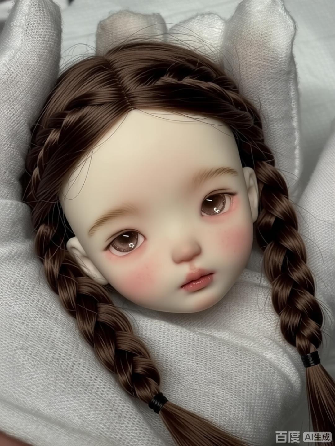 1/6 Scale SD BJD Doll Head - j - Beauty Makeup For Girl ulasan dan harga
