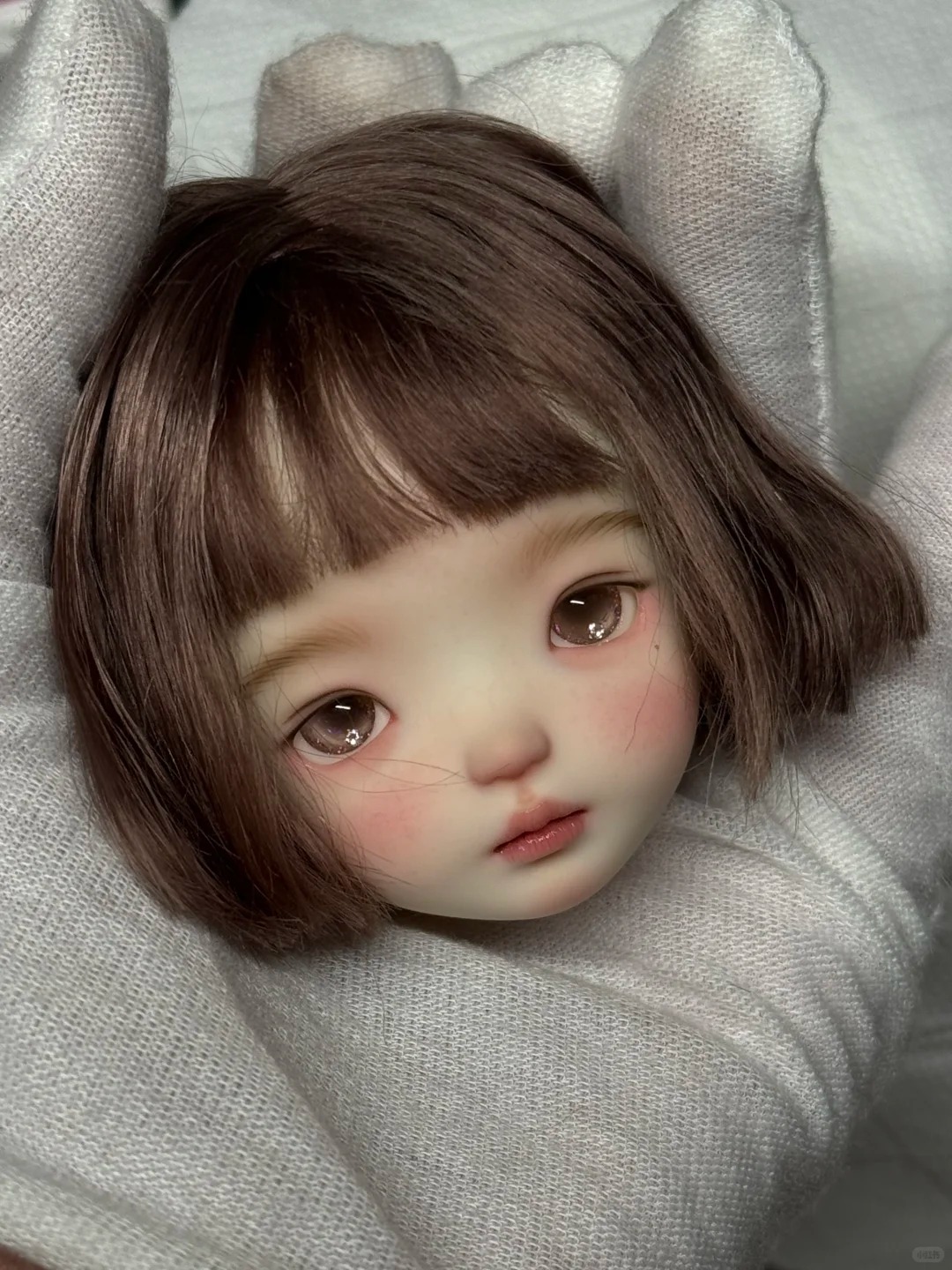 1/6 Scale SD BJD Doll Head - j - Beauty Makeup For Girl ulasan dan harga
