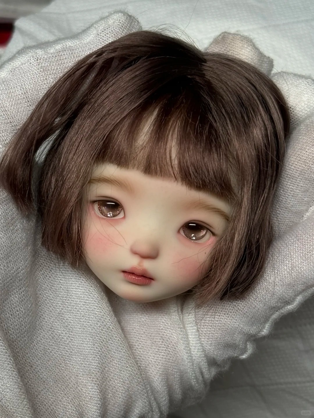 1/6 Scale SD BJD Doll Head - j - Beauty Makeup For Girl ulasan dan harga